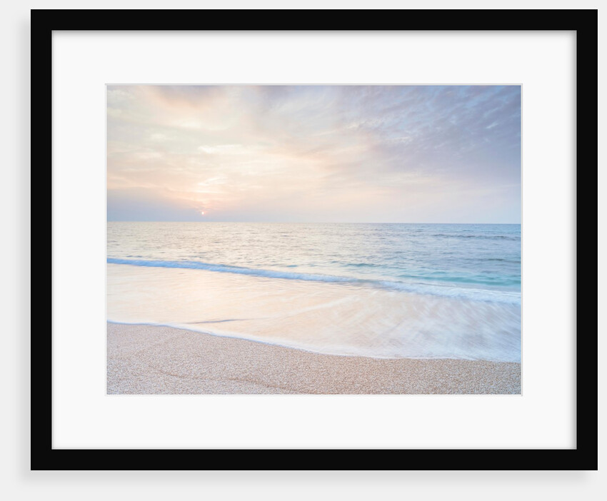 Calm beach at sunset by Assaf Frank